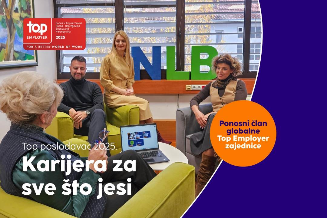  NLB Banka dobila  sertifikat TOP Employer za 2025. godinu 