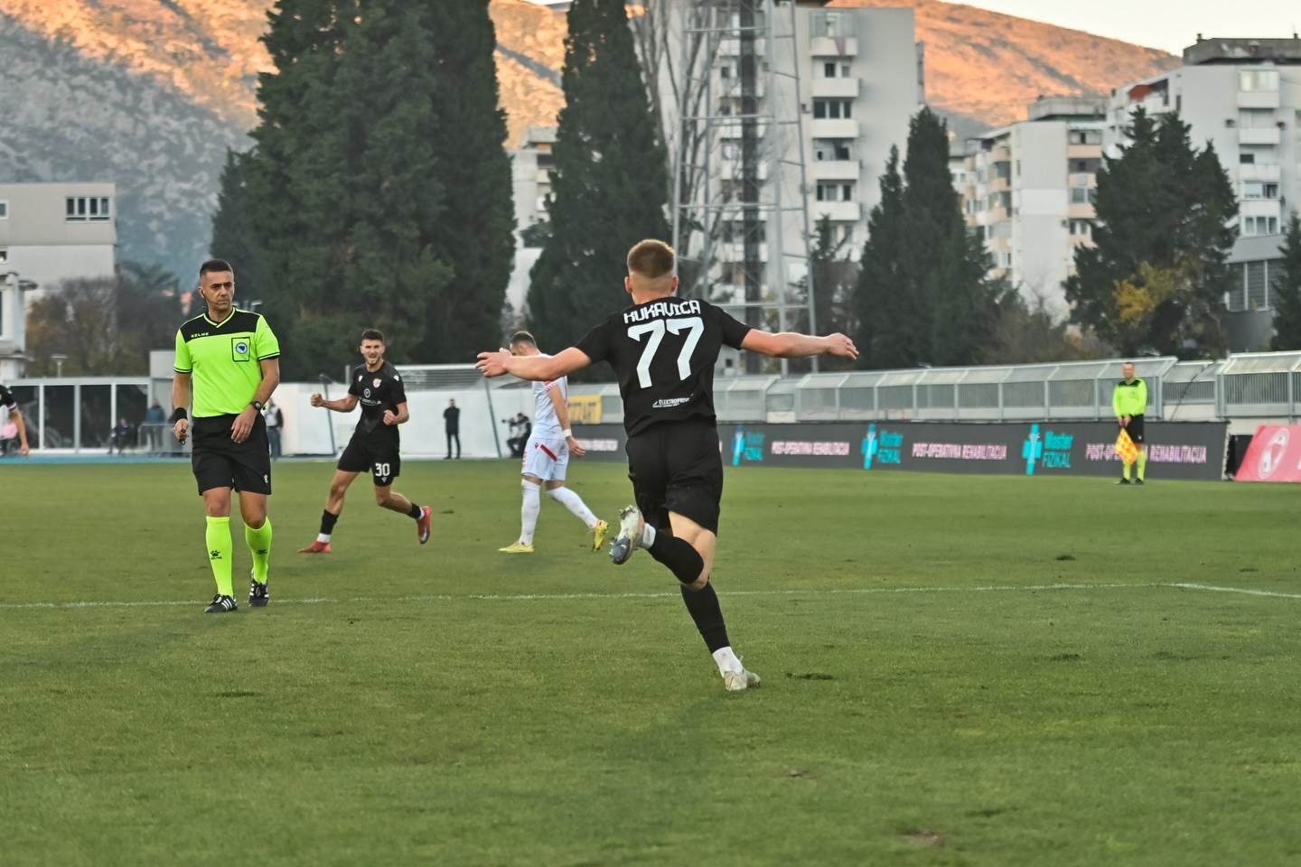  Kukavica slavi pogodak na utakmici Zrinjski - Posušje 