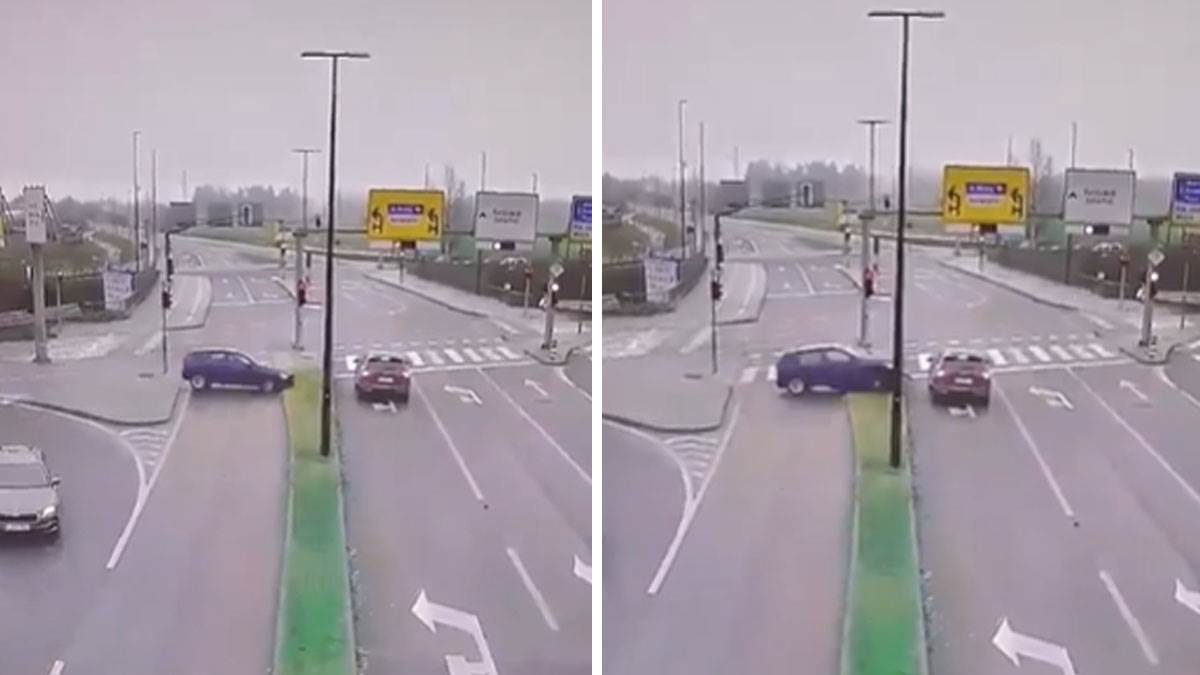  Tinejdžer bježao od policije pa se zakucao u auto: 