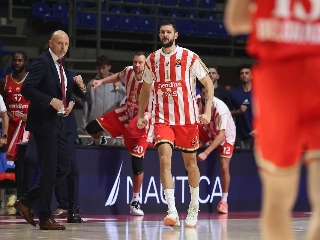  Povrijedio se Uroš Plavšić Crvena zvezda ima samo jednog centra 