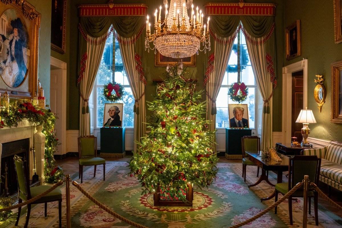  Novogodišnja dekoracija u Bijeloj kući 