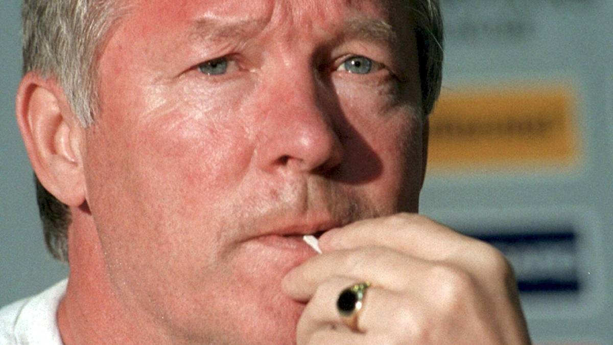  Aleks Ferguson igrao za Mančester junajted na prijateljskoj utkamici 