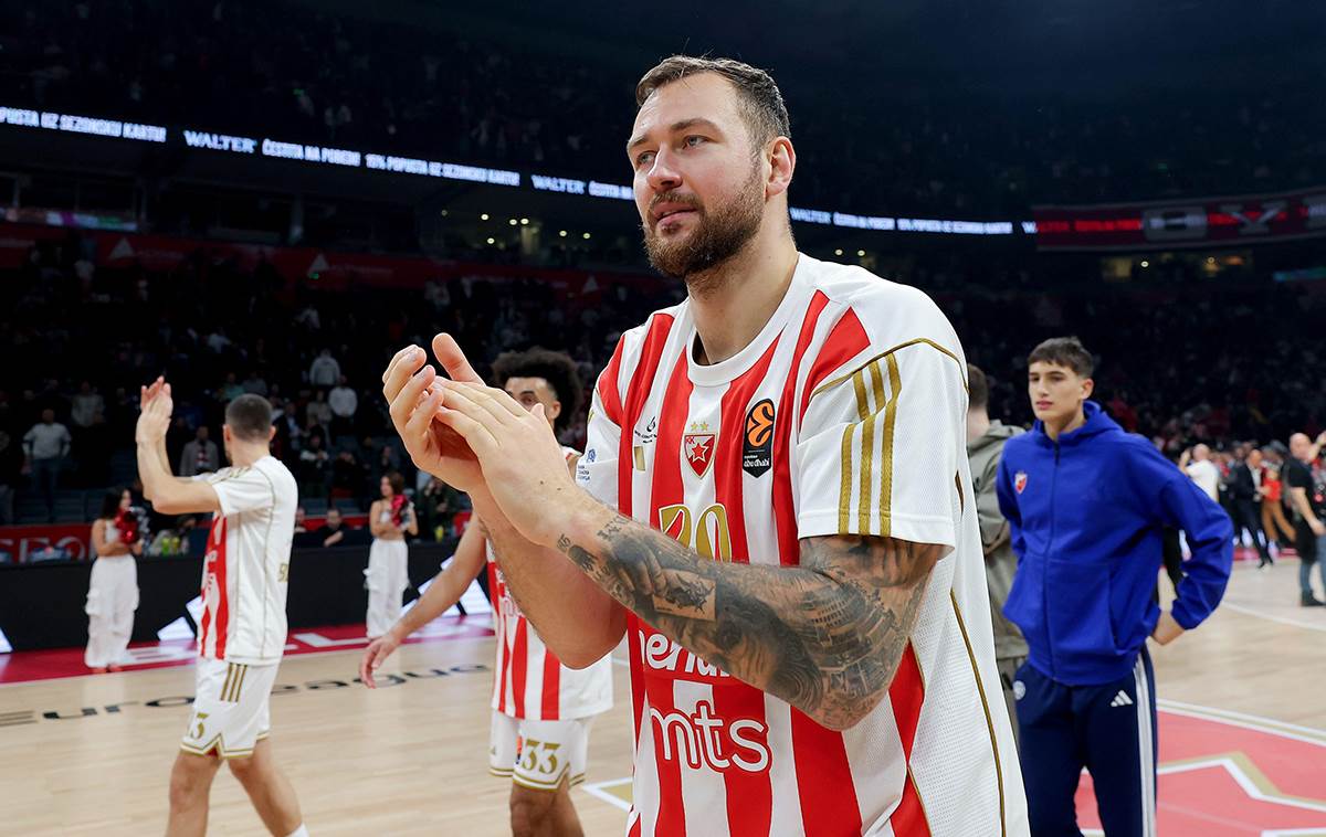  Donatas Motiejunas ostaje u Crvenoj zvezdi do kraja sezone 