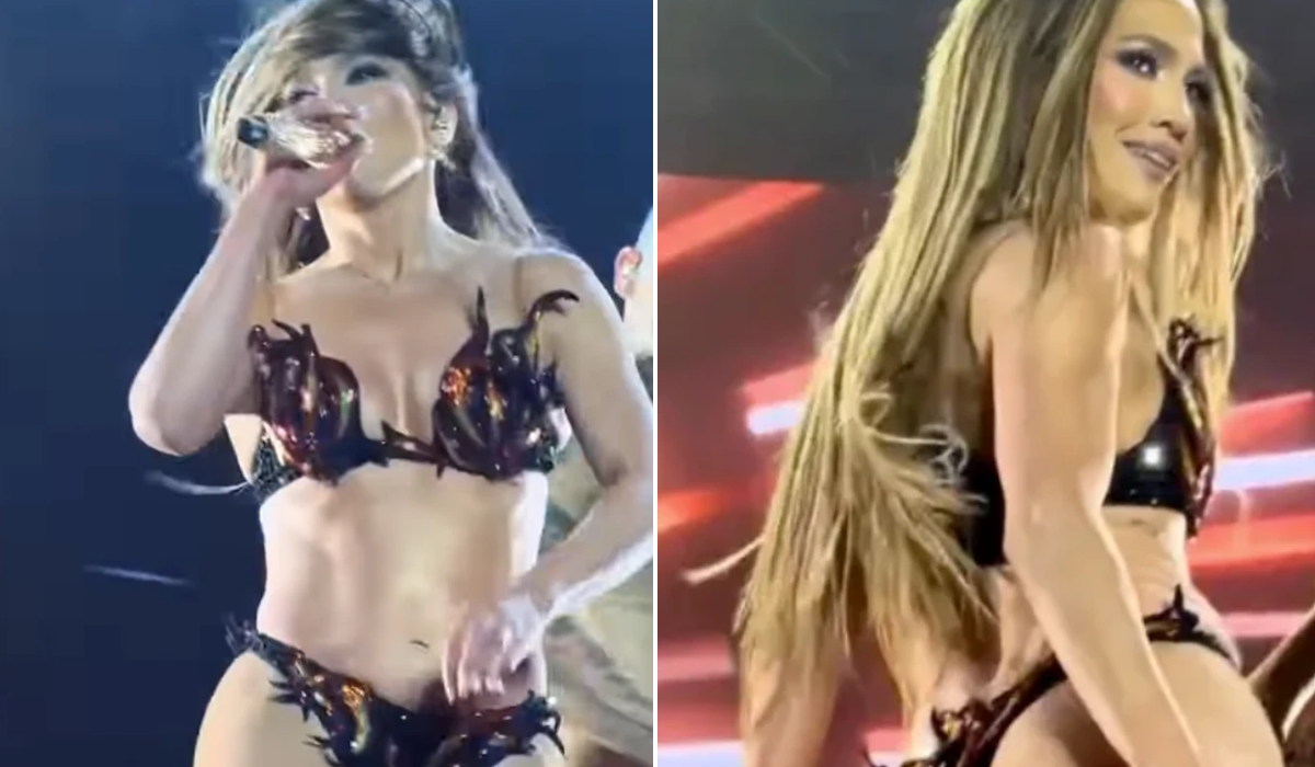  dženifer lopez skoro gola na nastupu 