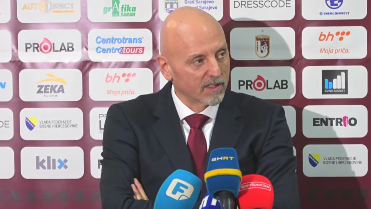  Saša Obradović poslije pobjede Zvezde nad Bosnom 