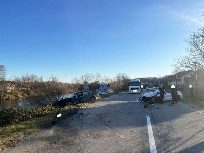  Sudar auta Prijedor-Sanski Most 