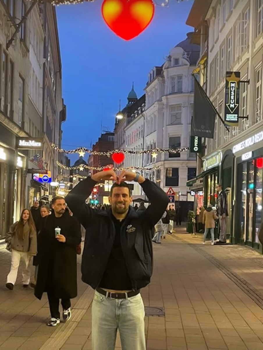  Novak Đoković na odmoru u Kopenhagenu 