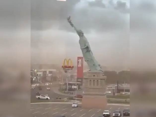  Nevrijeme u Brazilu: Olujni vjetar srušio repliku Kipa slobode visoku 35 metara 
