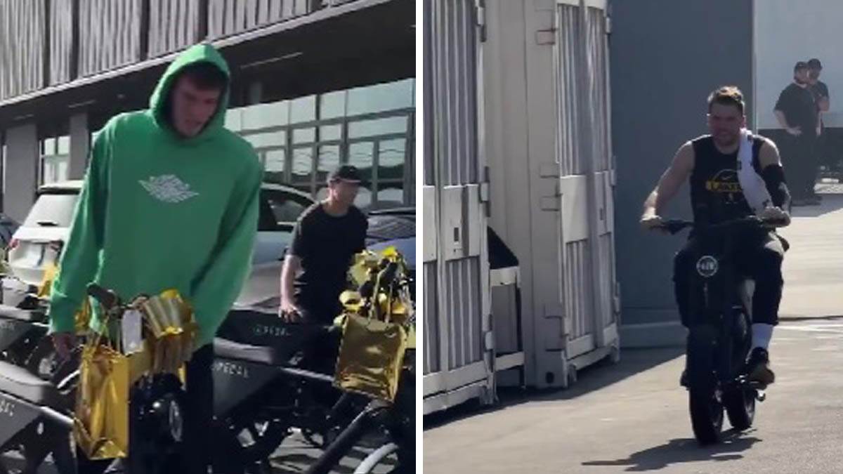  luka doncic kupio elektricne bicikle svima u lejkersima 