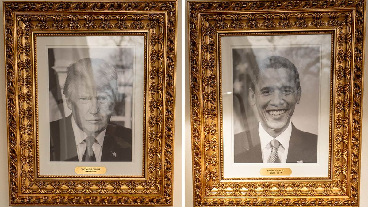  Tramp okačio slike bivših predsjednika u Bijeloj kući i izvrijeđao ih 