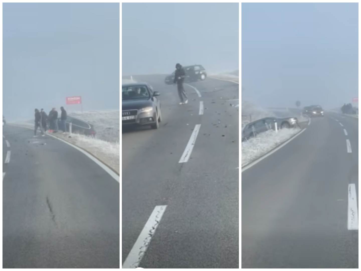  Nekoliko vozila sletjelo sa puta na Kupresu (VIDEO) 