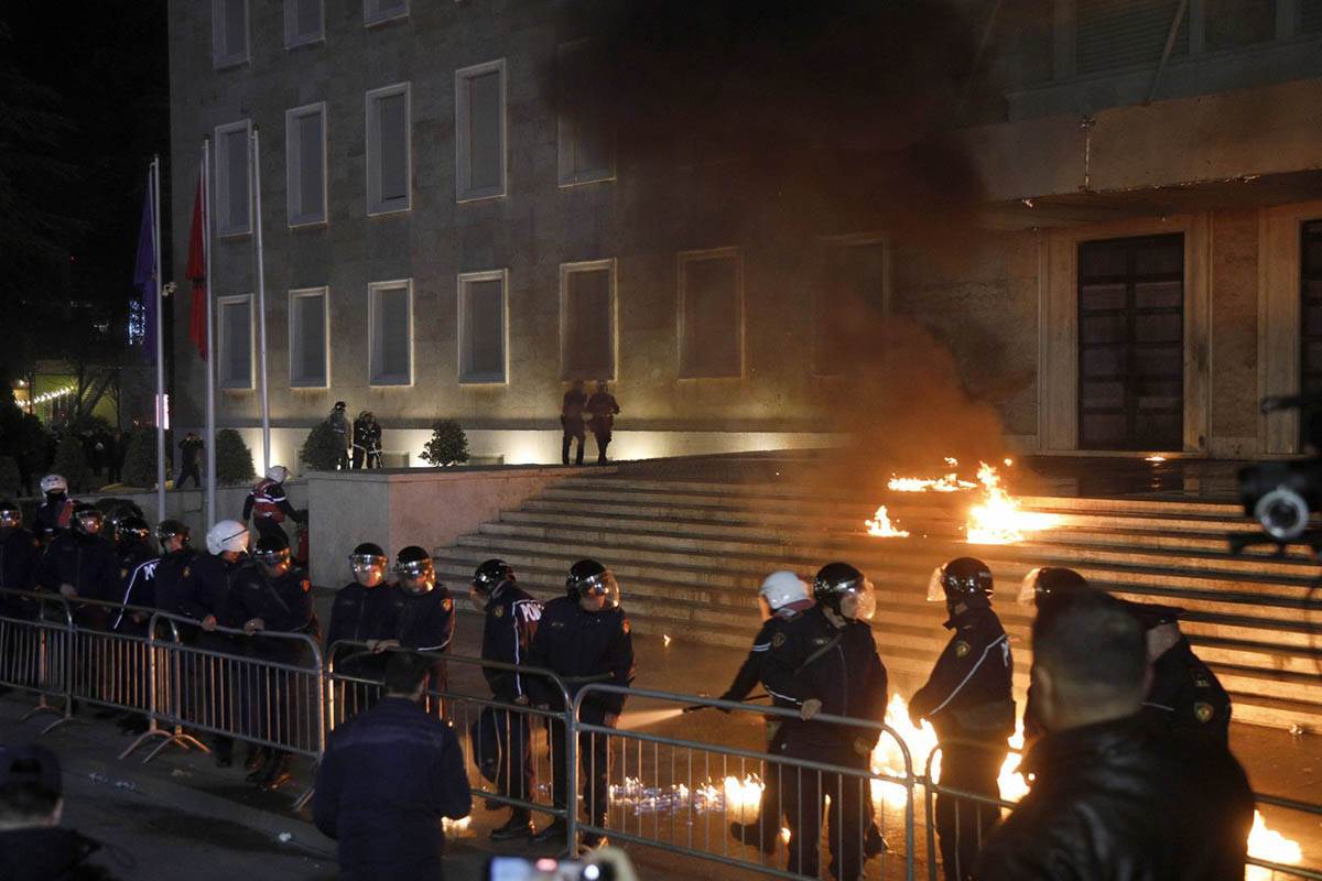  Protesti opozicije u albaniji 