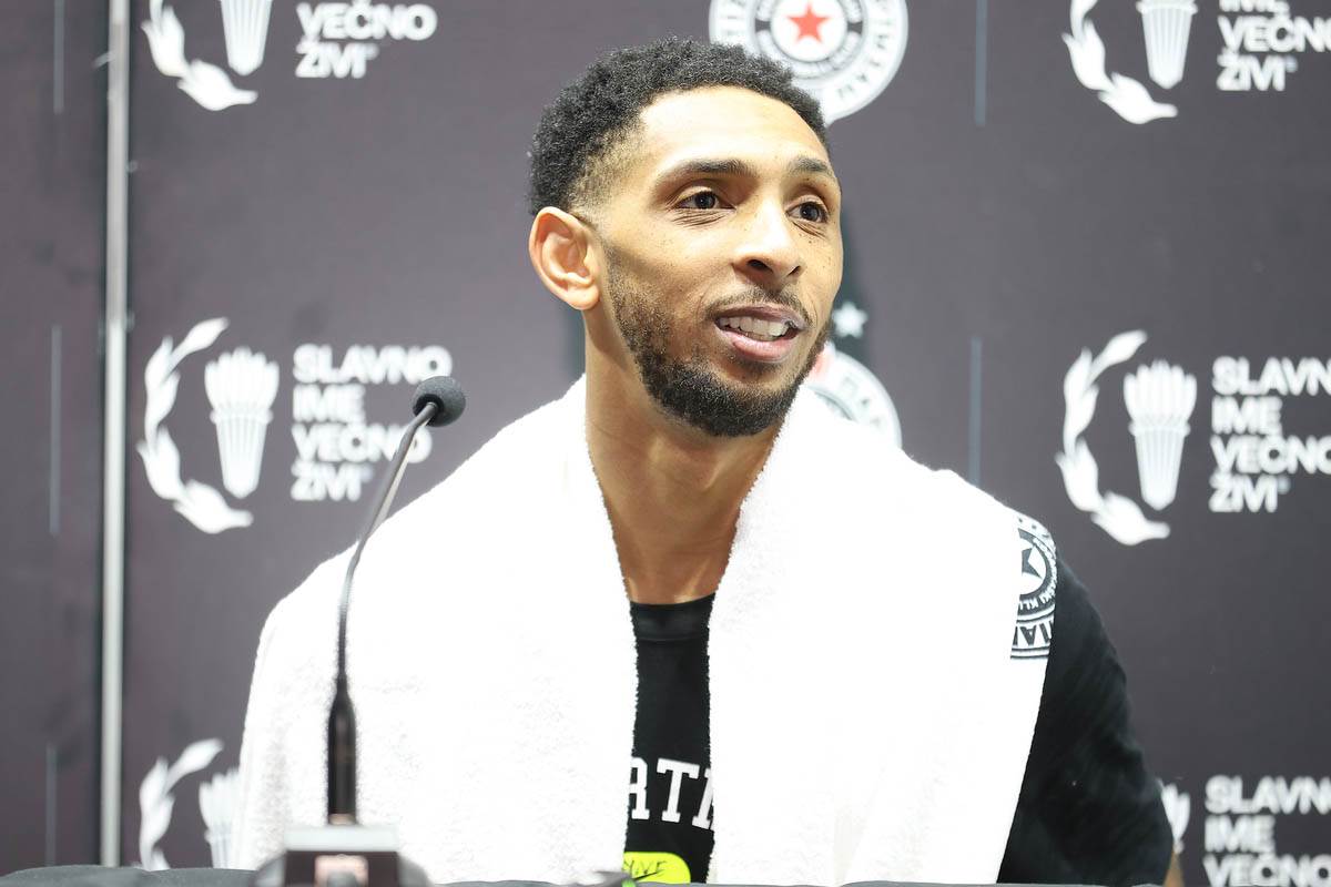  Kameron Pejn obraćanje nakon dolaska u KK Partizan 
