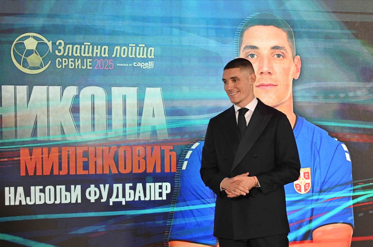  Nikola Milenković najbolji igrač u Srbiji za 2025. godinu 