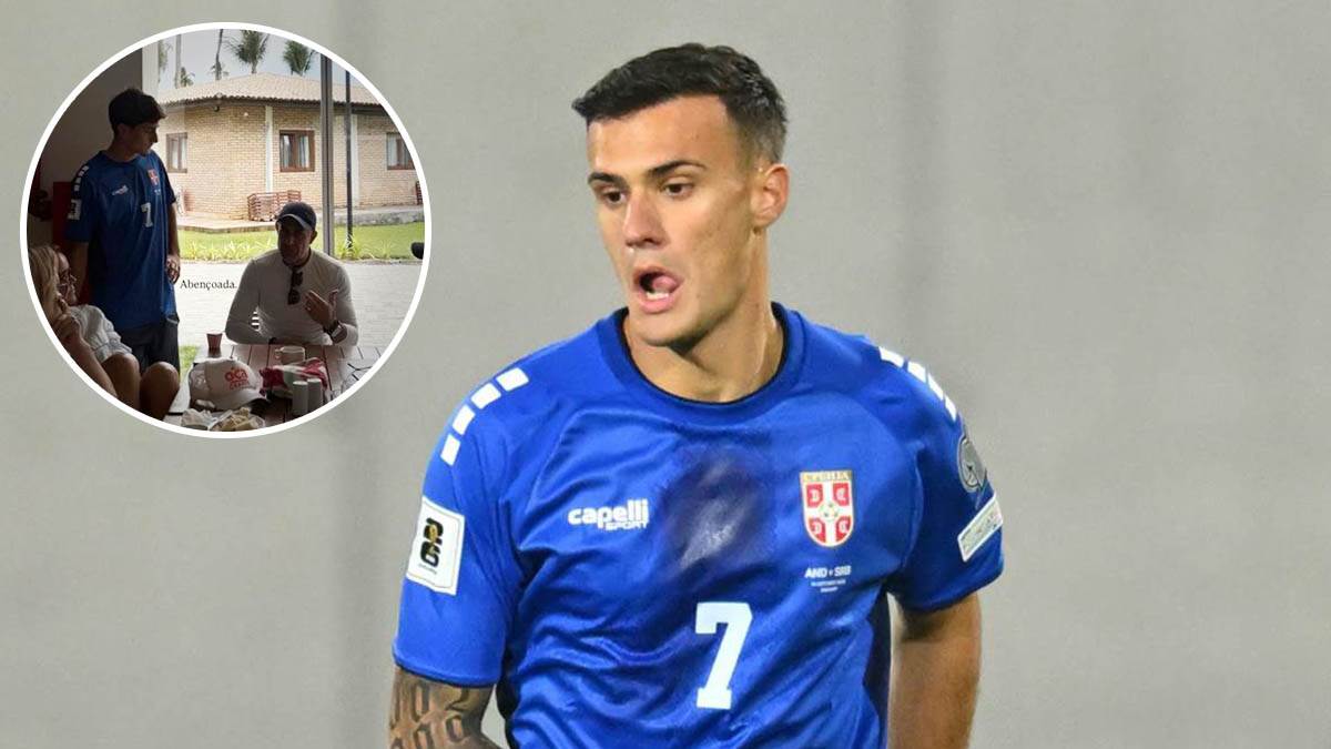  Sin selektora Albanije nosi dres Srbije 