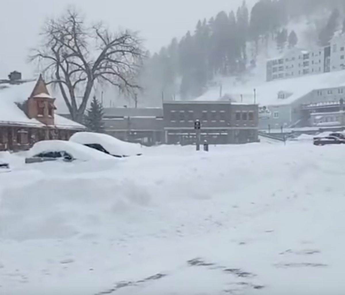  Snježna oluja u Švedskoj 