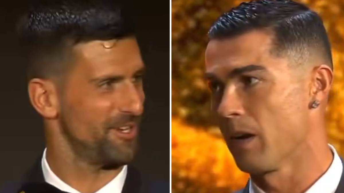  Krsitijano Ronaldo uručio nagradu Novaku Đokoviću 