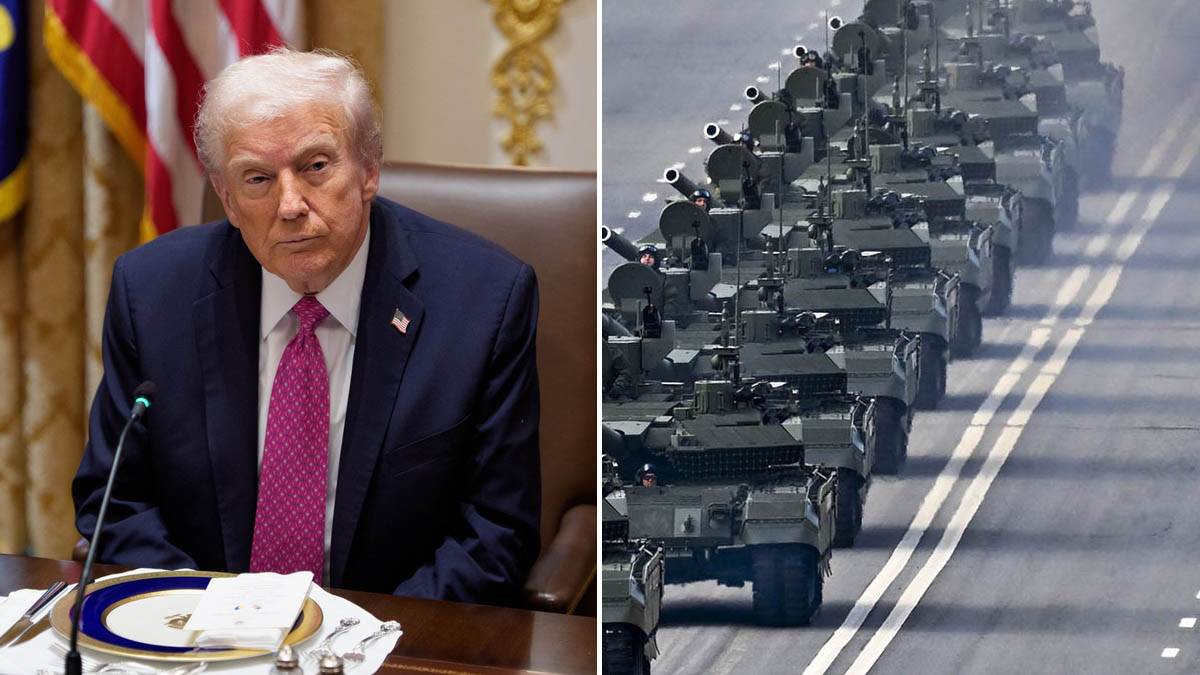  Tramp oduševljen ruskom vojskom na paradi za Dan pobjede 