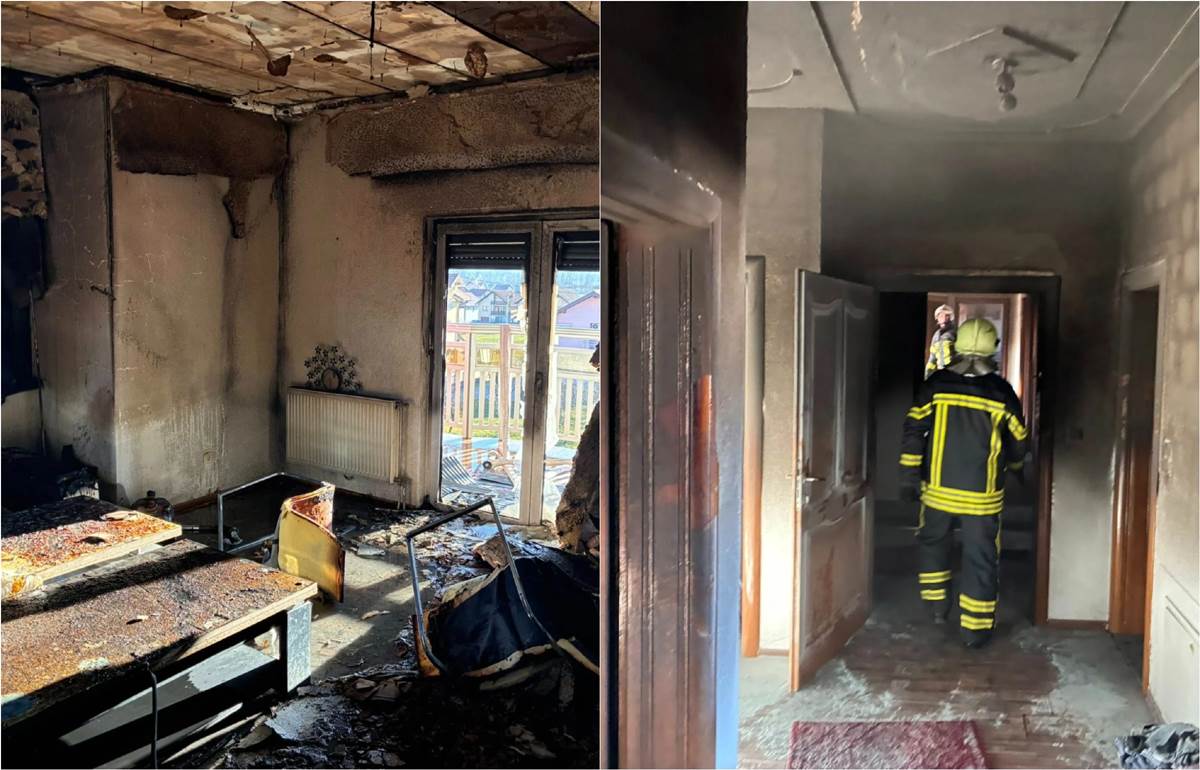  Epilog požara kod Kalesije: Povrijeđen vatrogasac i pet mještana 