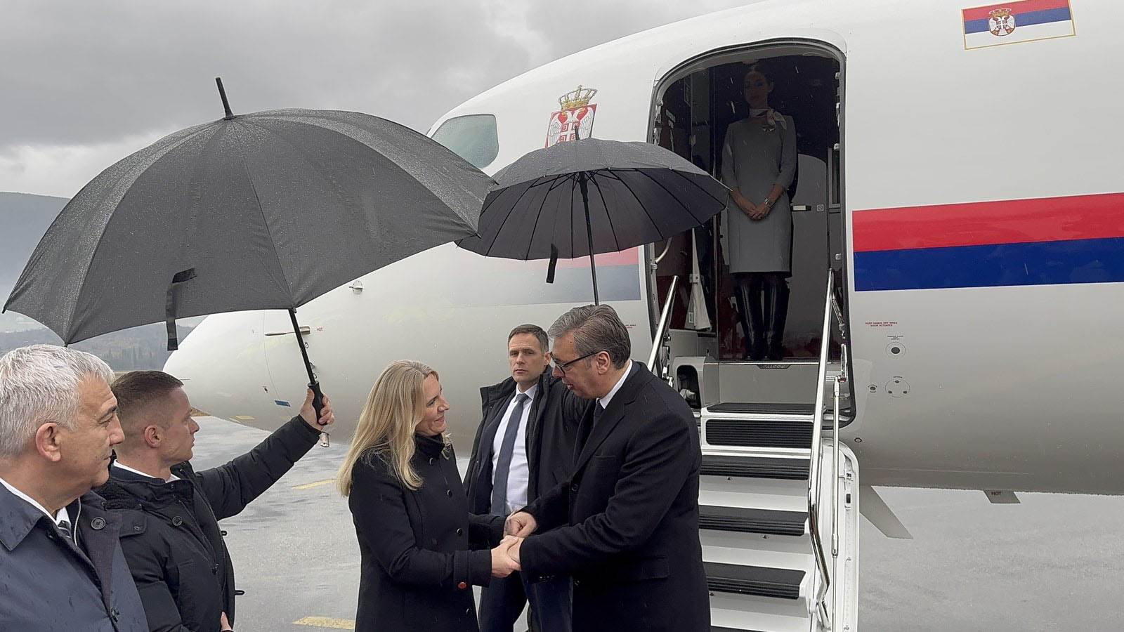  Vučić stigao u Mostar, dočekala ga Cvijanovićeva 