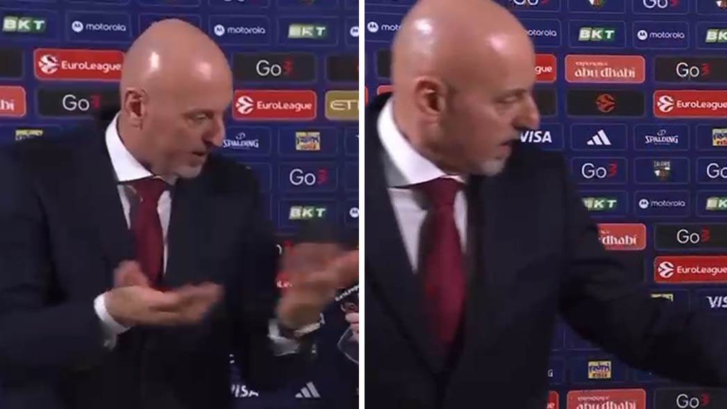  Saša Obradović bijesan poslije meča Žalgiris Crvena zvezda 