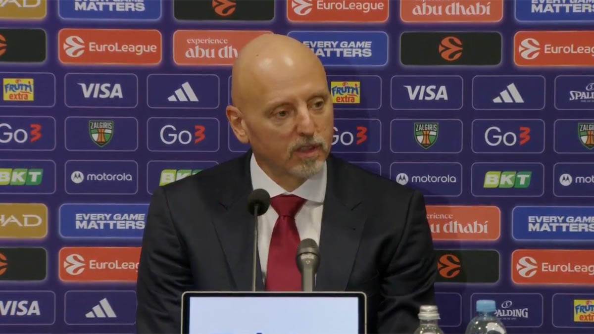  Saša Obradović pres konferencija poslije utakmice Žalgiris Crvena zvezda  