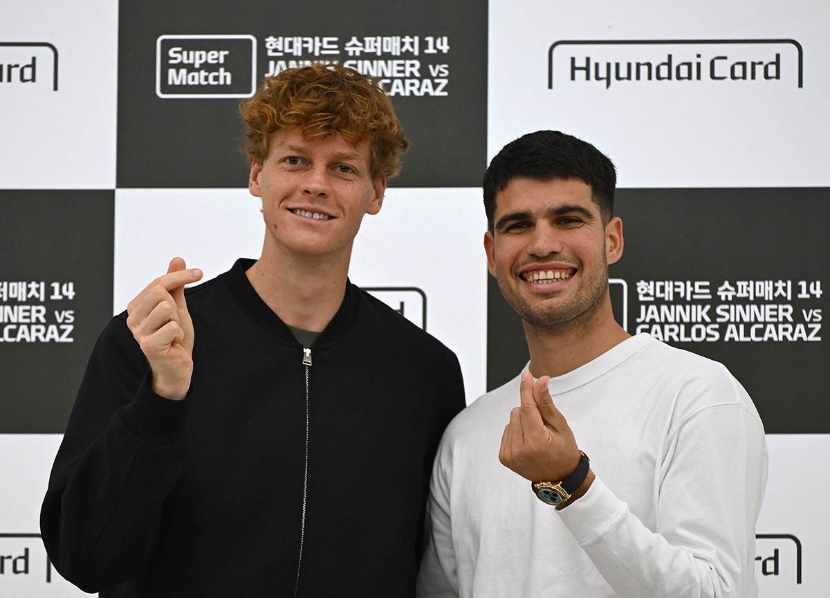  Siner i Alkaraz dobili četiri miliona evra za egzibicioni meč u Južnoj Koreji 