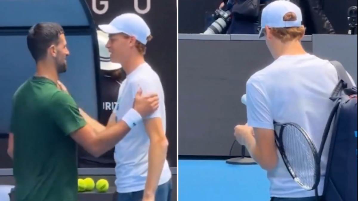  Novak Đoković i Janik Siner sreli se na treningu 