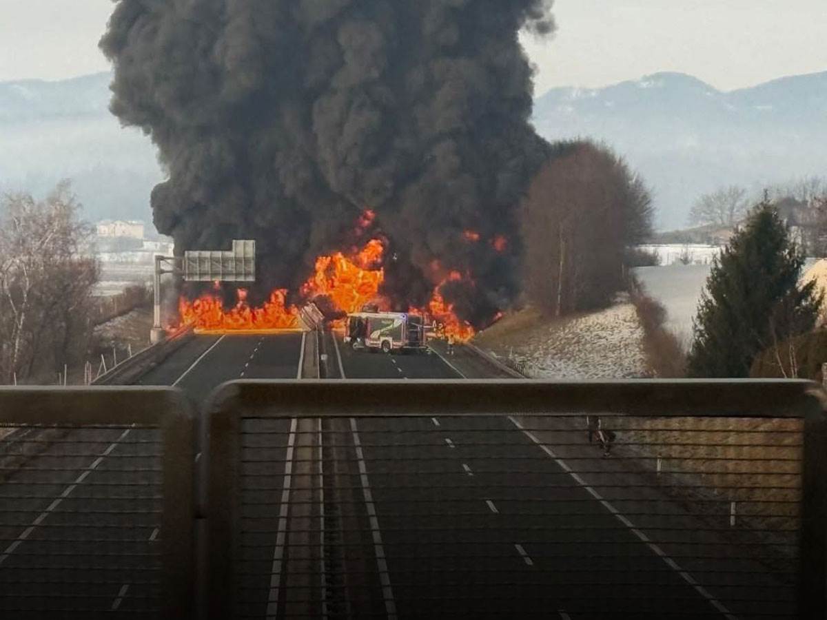  Sudar na auto-putu prema Ljubljani 