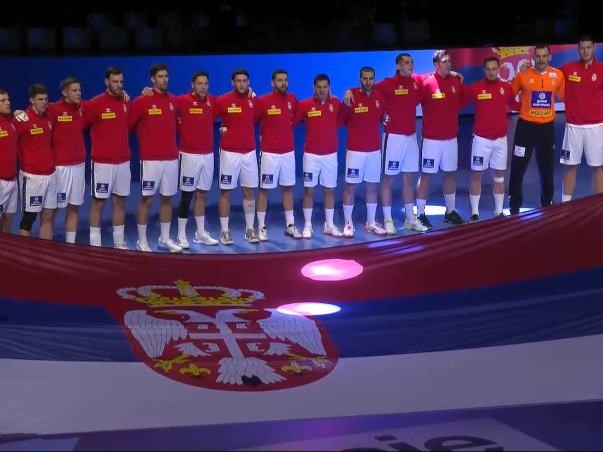  Pogrešna zastava Srbije na Evropskom prvenstvu u rukometu 