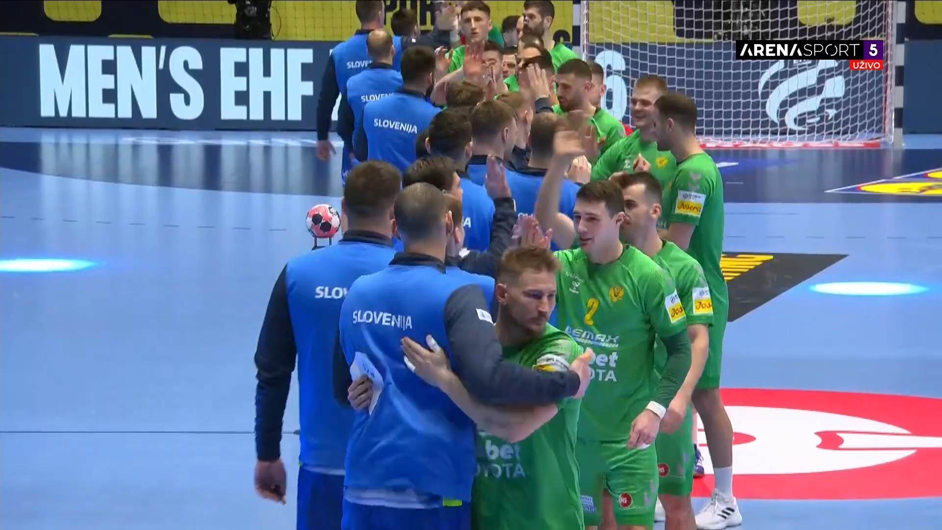  Rukomet Slovenija Crna Gora rođena braća jedan protiv drugog 