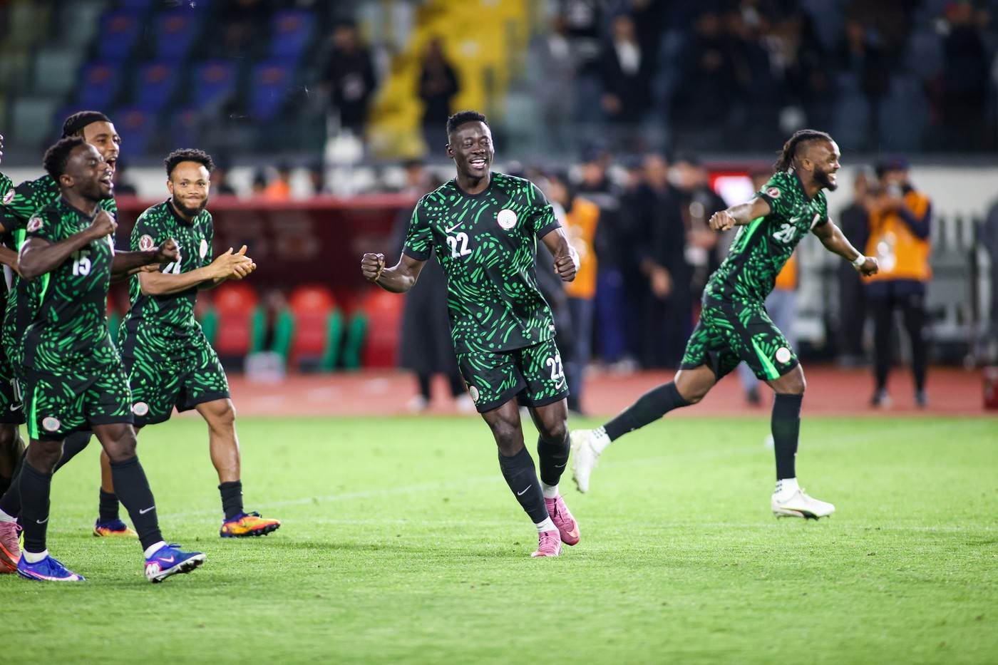  Fudbaleri Nigerije slave pobjedu nad Egiptom 
