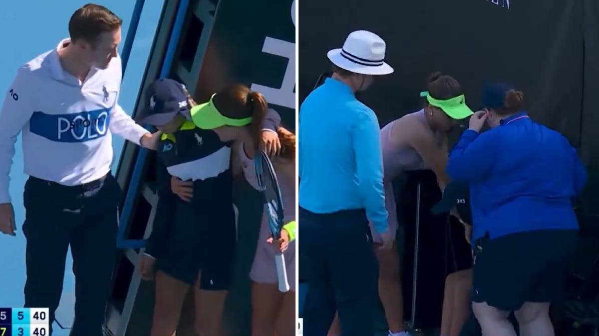  Skupljačica lopti se onesvijestila zbog katastrofalne vrućine u Melburnu 