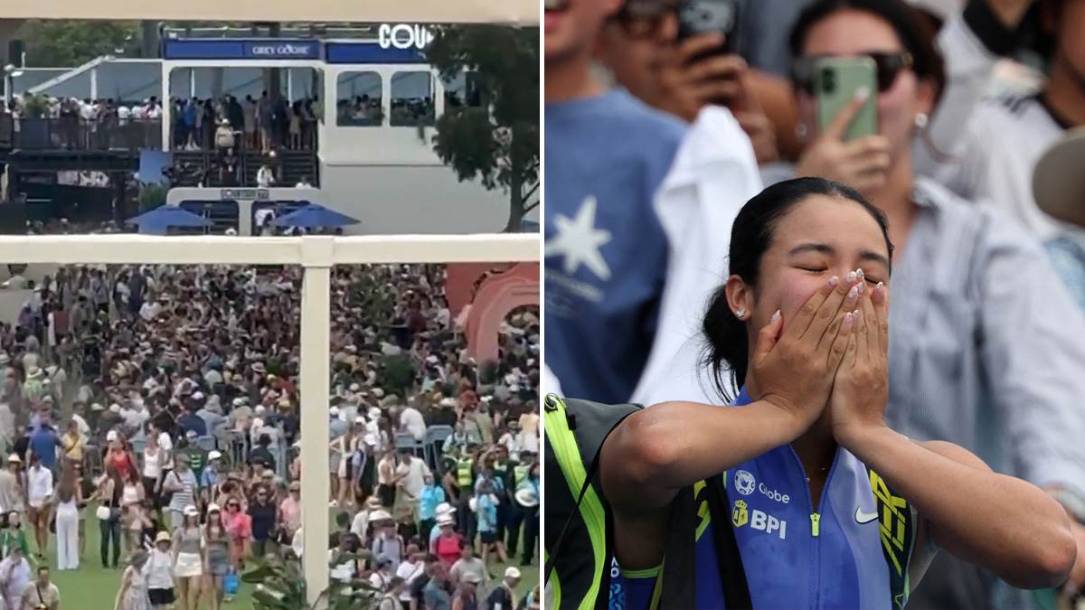  Aleksandra Eala navijači na Australijan openu 