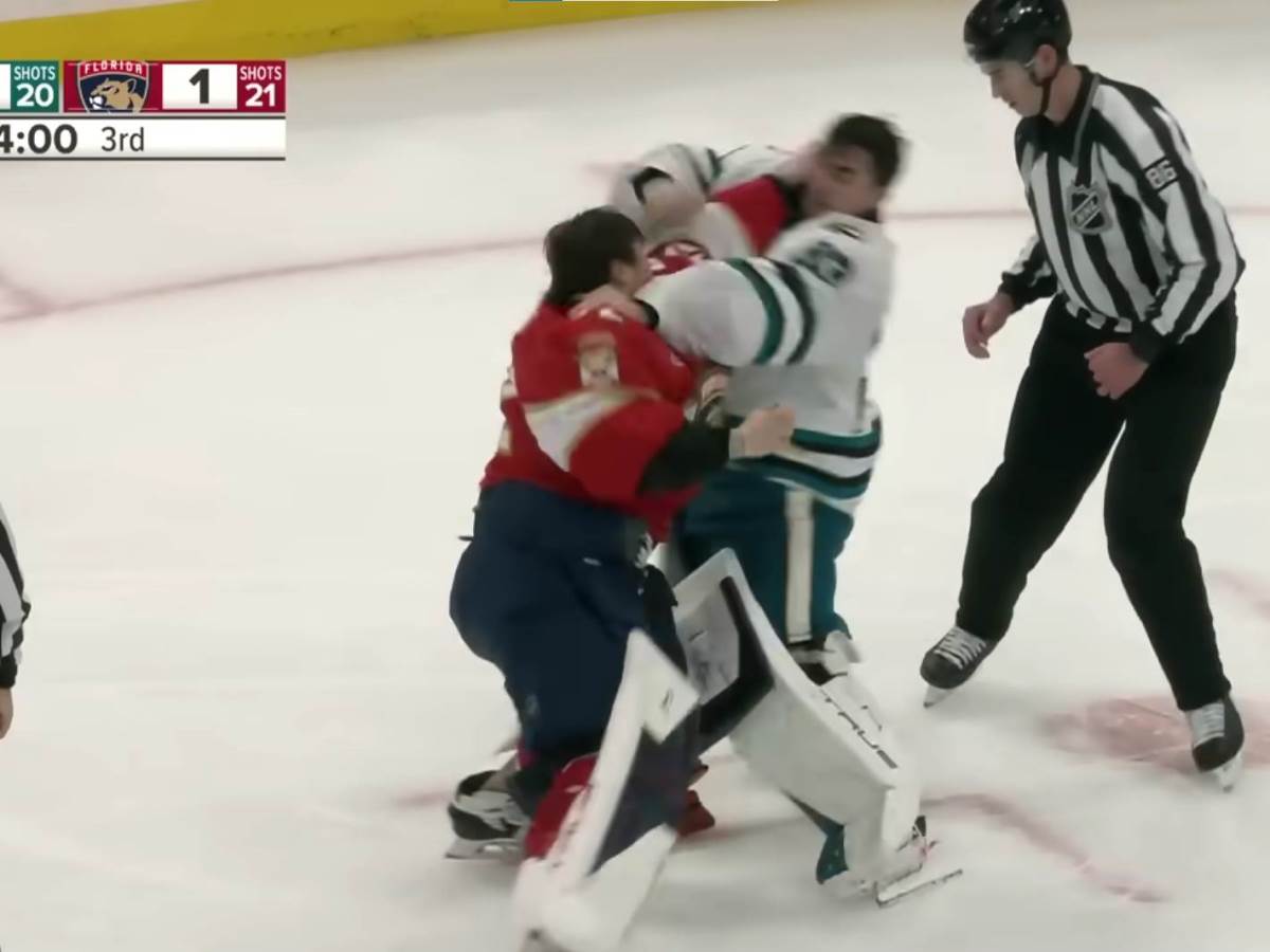  Tuča srpskog i ruskog golmana u hokeju 