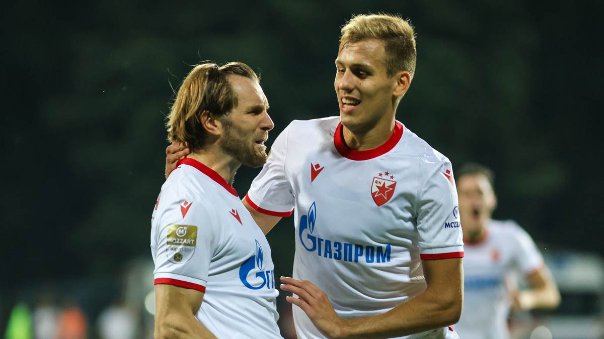  Vladimir Lučić igra za Crvenu zvezdu protiv Malmea  