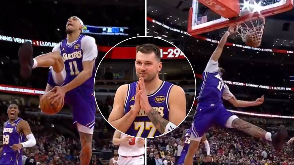  Rekacija Luke Dončića poslije zakucavanja Džeksona Hejza 