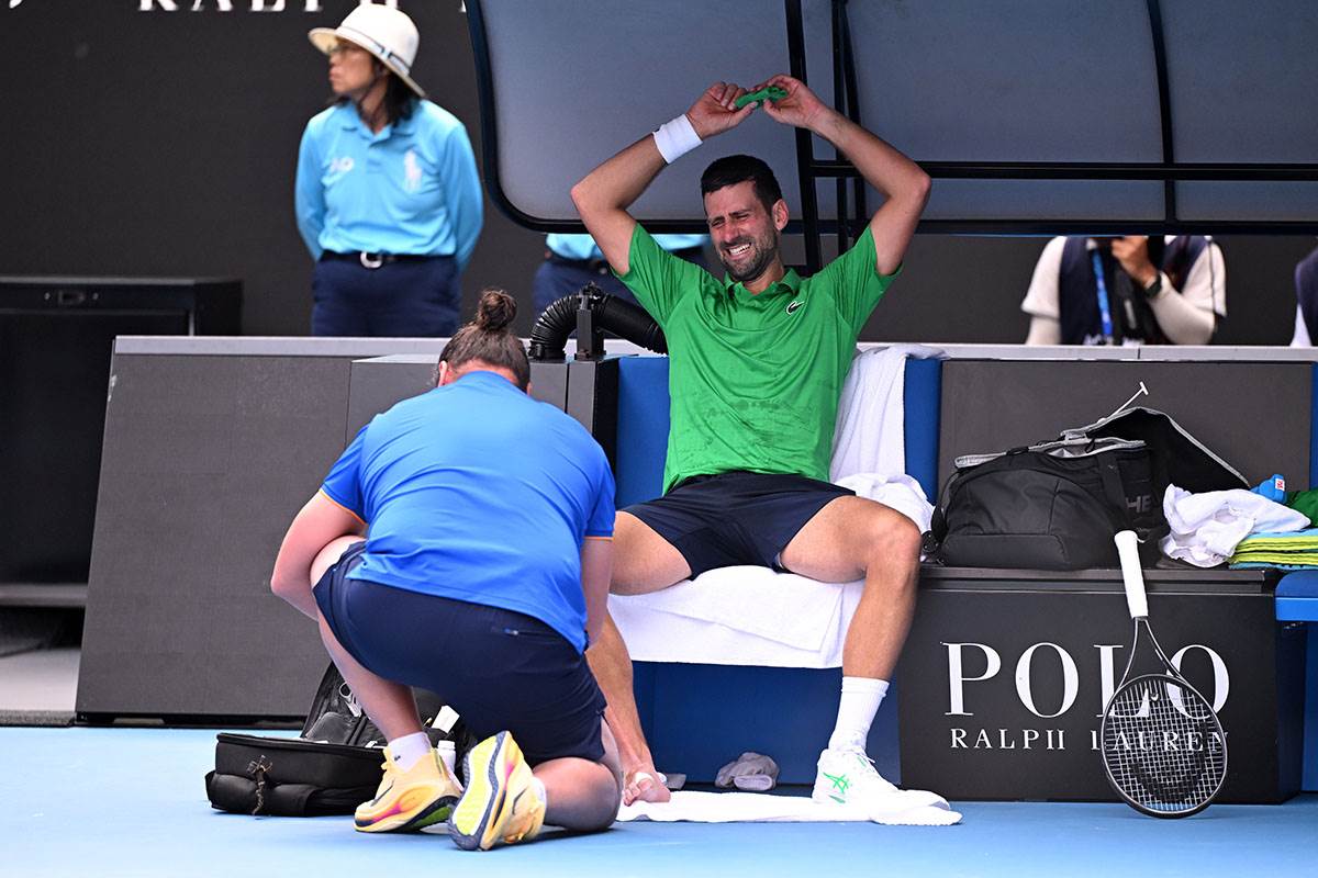  novak Đoković o povredi i žuljevima na Australijan openu 