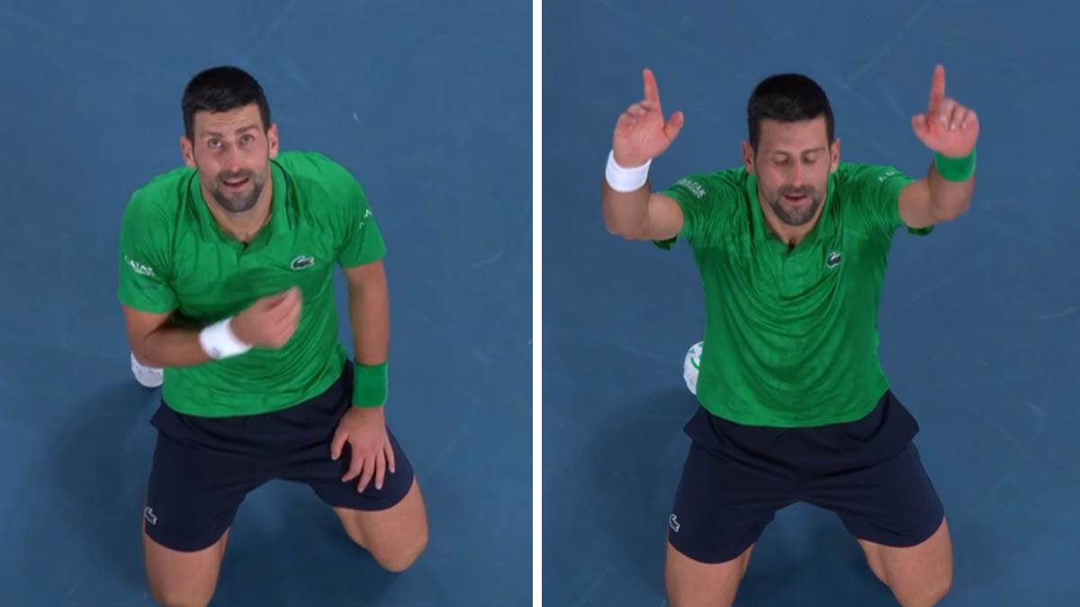  Kako je Novak Đoković proslavio pobjedu protiv Janika Sinera 