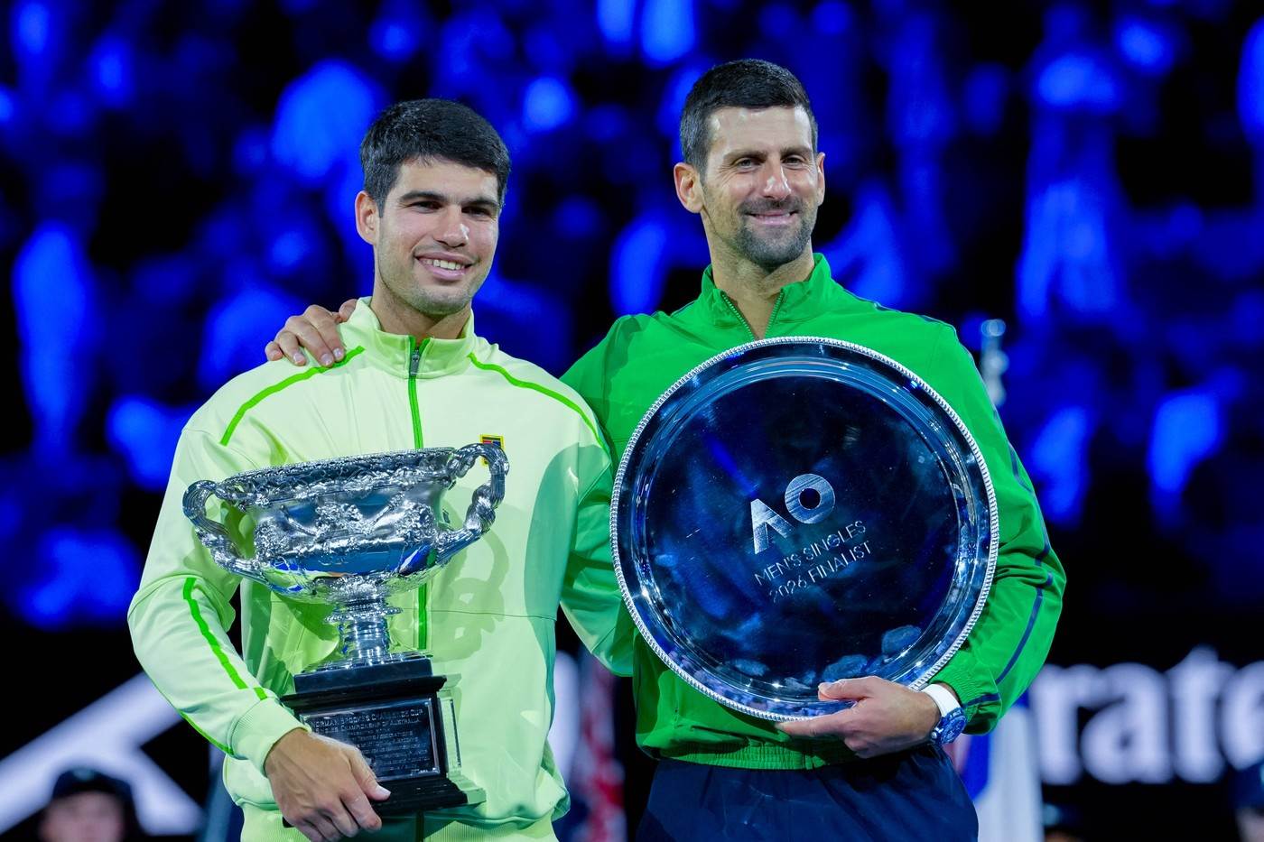  Karlos Alkaraz i Novak Đoković 