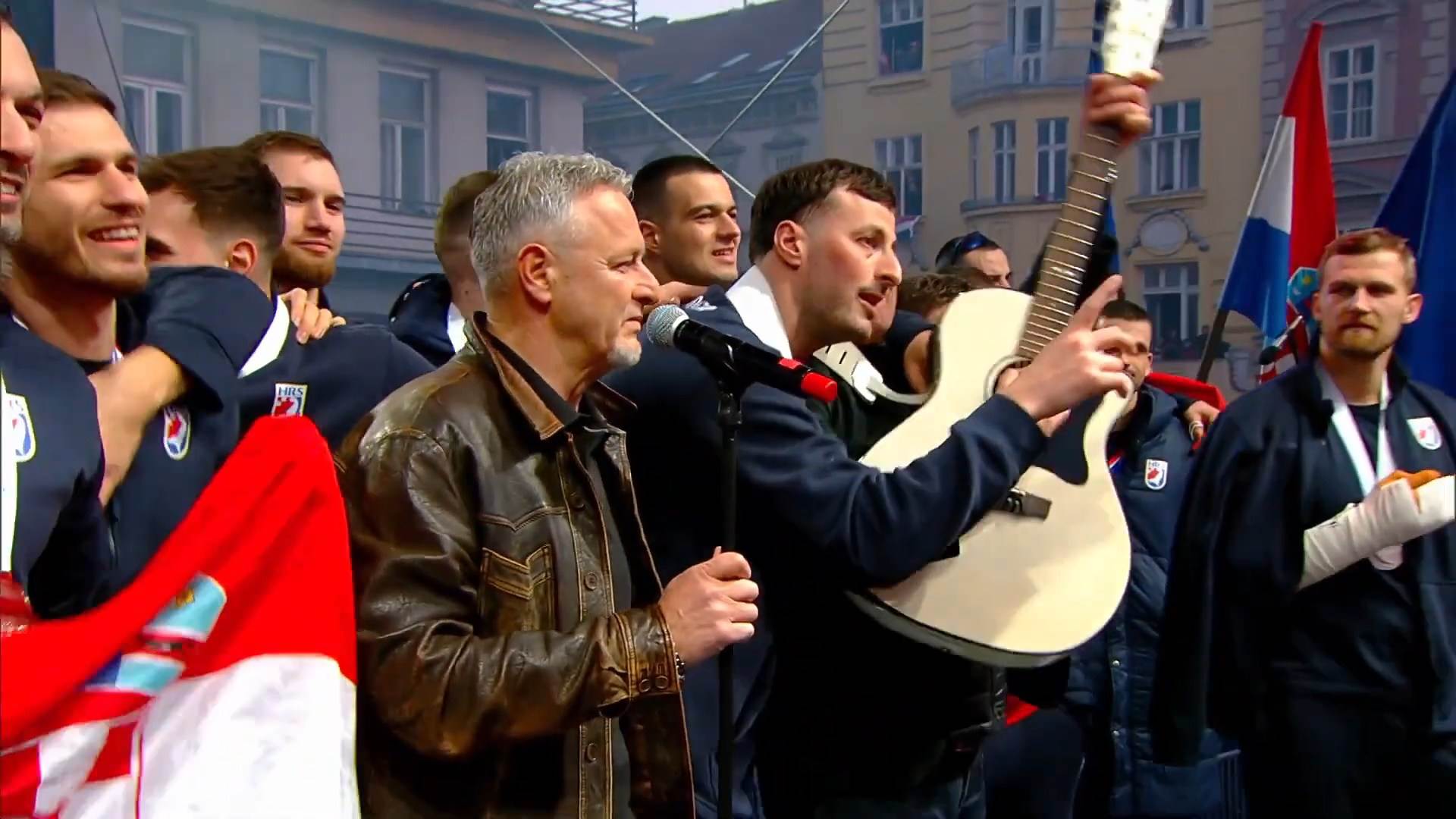  Rukometaši Hrvatske dočekani uz Marka Perkovića Tompsona 