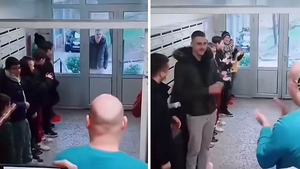  Milana Glušca dočekale komšije iz zgrade 