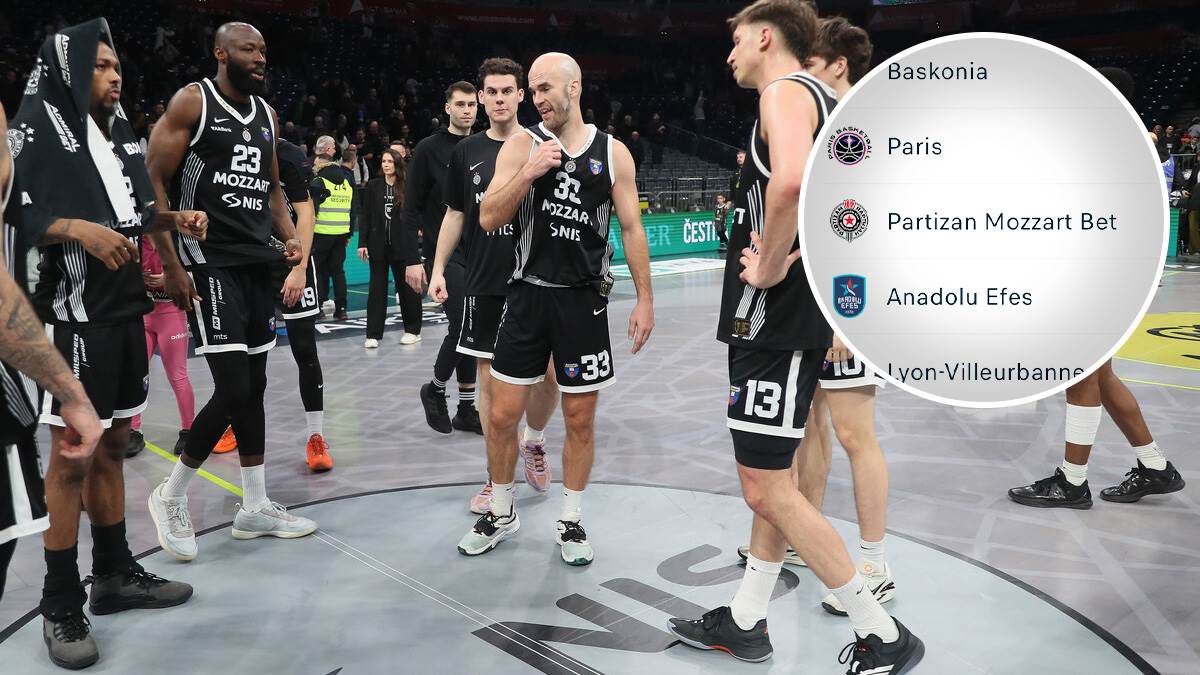  Partizan je pao na tabeli Evrolige poslije poraza od Makabija 