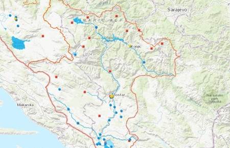  Najavljen nagli porast vodostaja u slivu Neretve i Trebižata 