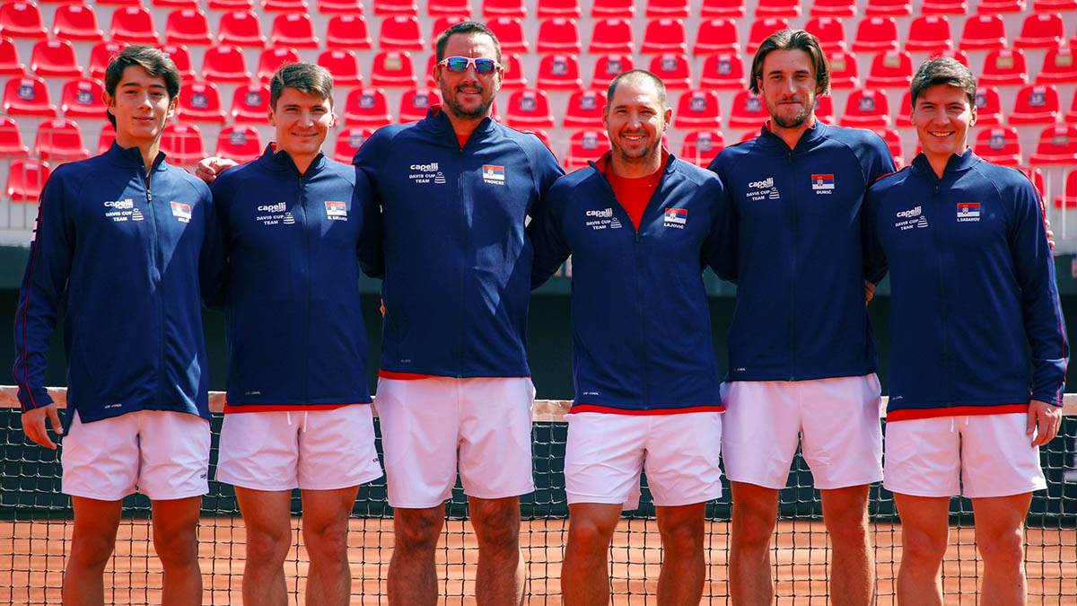  Dejvis kup reprezentacija Srbije u novoj opremi 