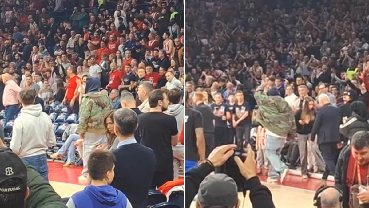  Markus Vilijams na utakmici Zvezda Makabi 