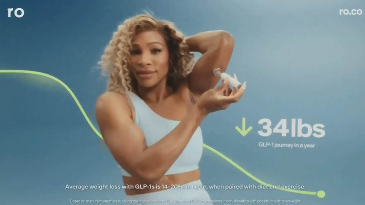  Serena Vilijams reklamira sporni lijek za mršavljenje 
