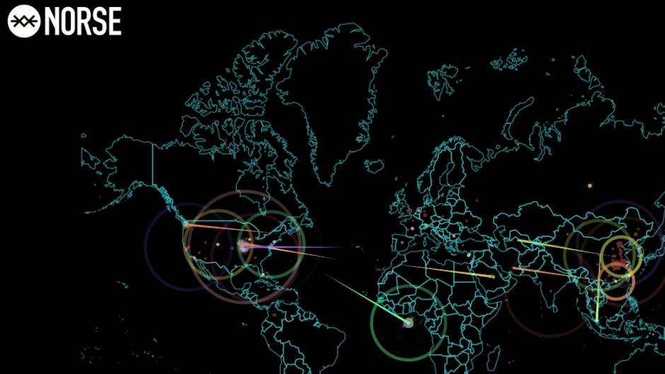  Pogledajte mapu hakerskih napada uživo! 