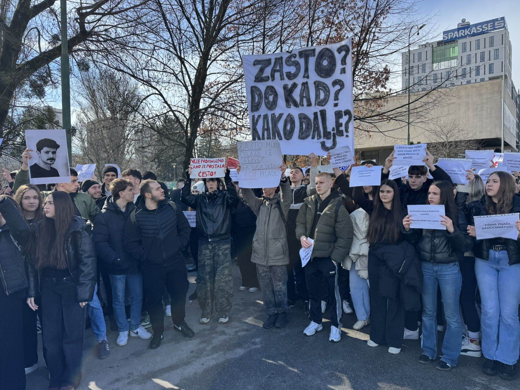 Protesti u Sarajevu zbog tramvajske nesreće 