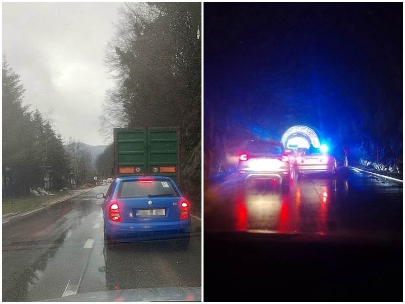  Saobraćajni kolaps nakon udesa u tunelu 